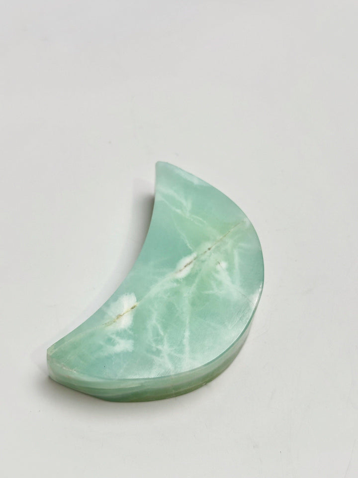 Pistachio Calcite Moon - The Harmony Store