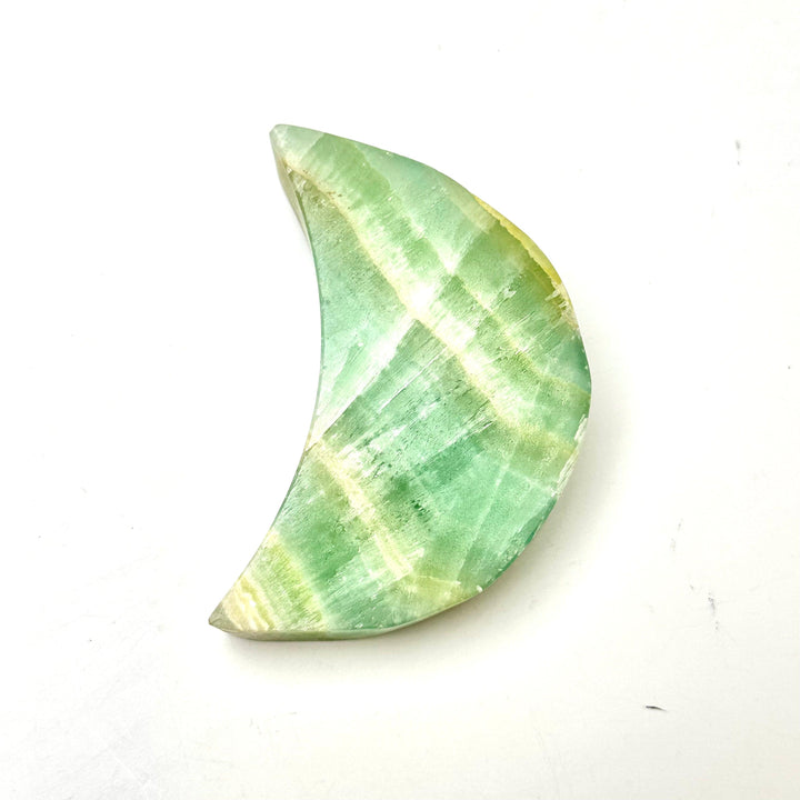 Pistachio Calcite-Moon : 300 - 400 g - System