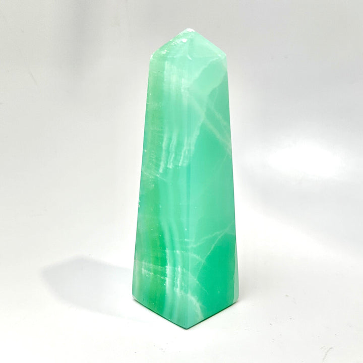 Pistachio Calcite Tower | The Harmony Store Tower