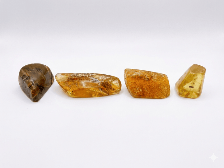 Polished Amber Stone | The Harmony Store Tumbled Stone