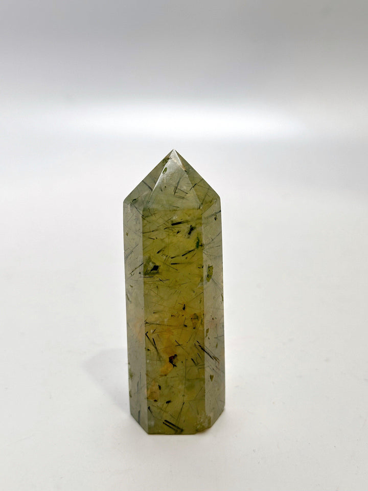 Prehnite Crystal Tower | The Harmony Store Crystal Tower