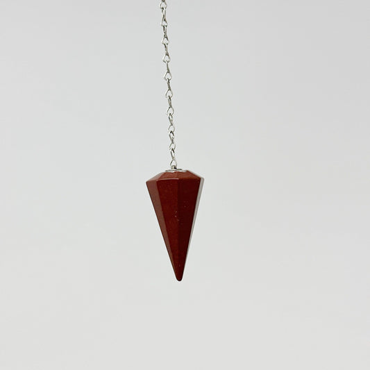 Premium Pendulums-Red Jasper : 1" - The Harmony Store Crystal Shop Miami