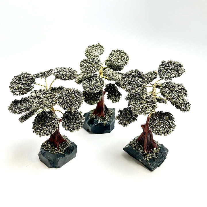 Pyrite Black Onyx Gemstone Tree | The Harmony Store Home Decor