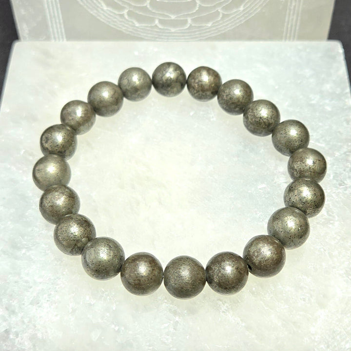 Pyrite Adjustable Bracelet 10mm | The Harmony Store Bracelet