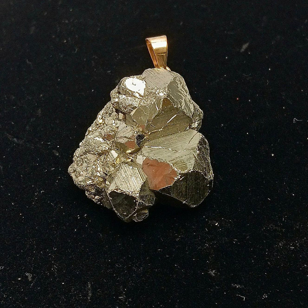 Pyrite Cluster Pendant Necklace | The Harmony Store Pendant