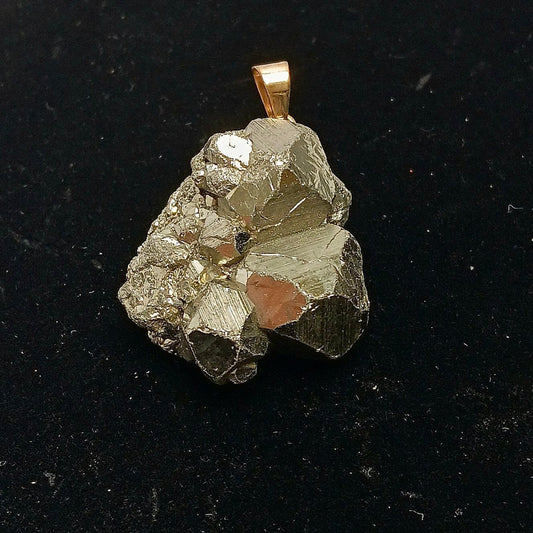 Pyrite Cluster Pendant - The Harmony Store