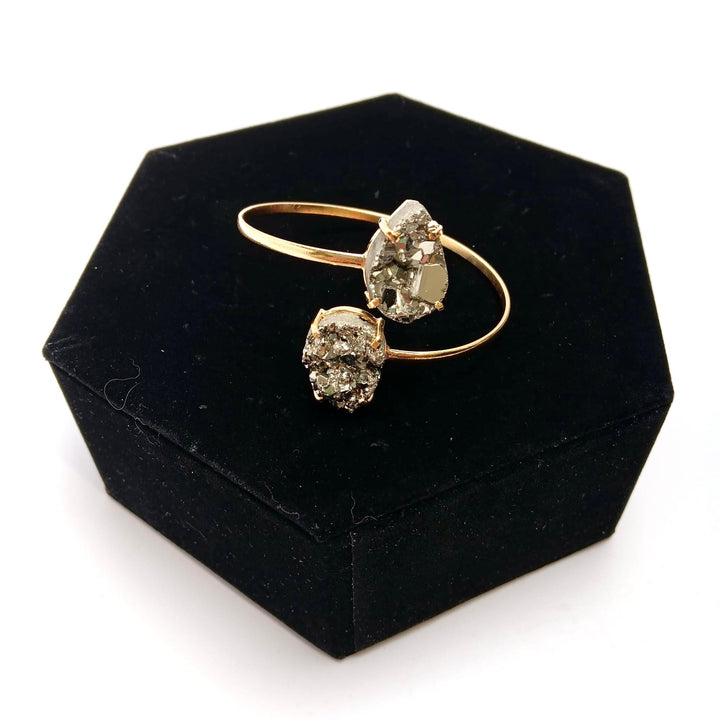 Pyrite Dual Bracelet | The Harmony Store Pyrite