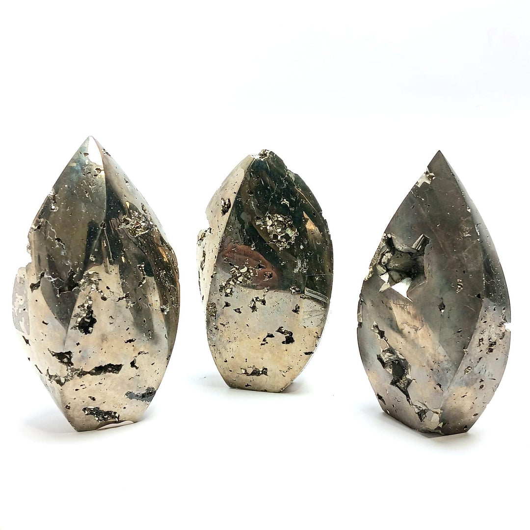 Pyrite Flame Crystal | The Harmony Store Flame