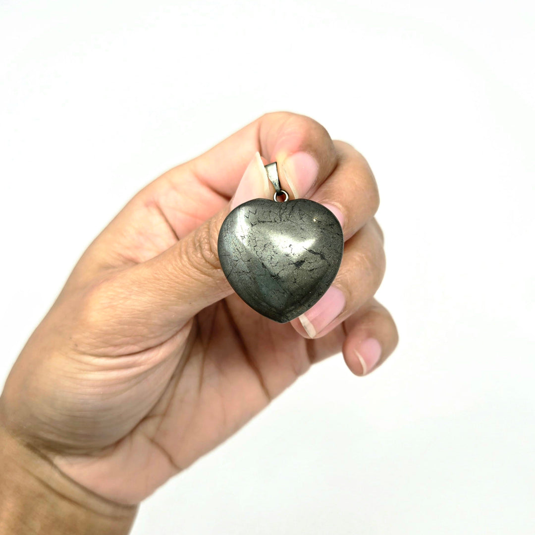 Pyrite Heart Pendant | The Harmony Store Pendant