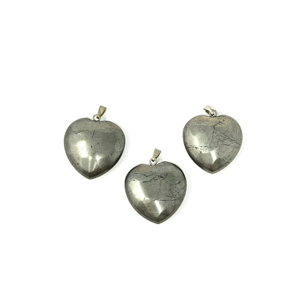 Pyrite Heart Pendant | The Harmony Store Pendant