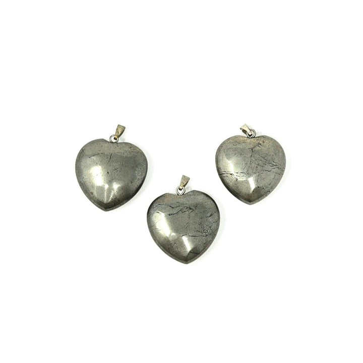 Pyrite Heart Pendant | The Harmony Store Pendant