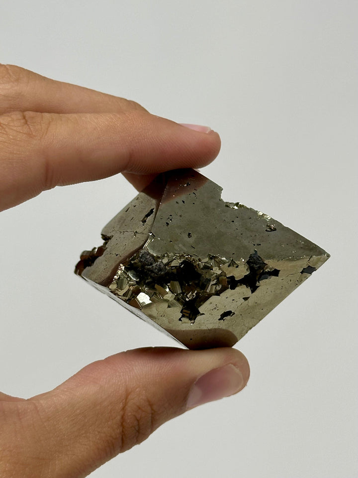 Pyrite Octahedron Crystal | The Harmony Store Octahedron : up to 50g