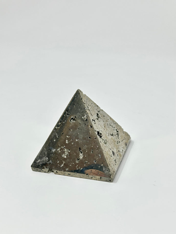 Pyrite Crystal Pyramid | The Harmony Store Crystal Pyramid