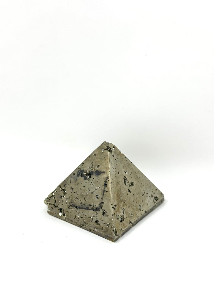 Pyrite Crystal Pyramid | The Harmony Store Crystal Pyramid