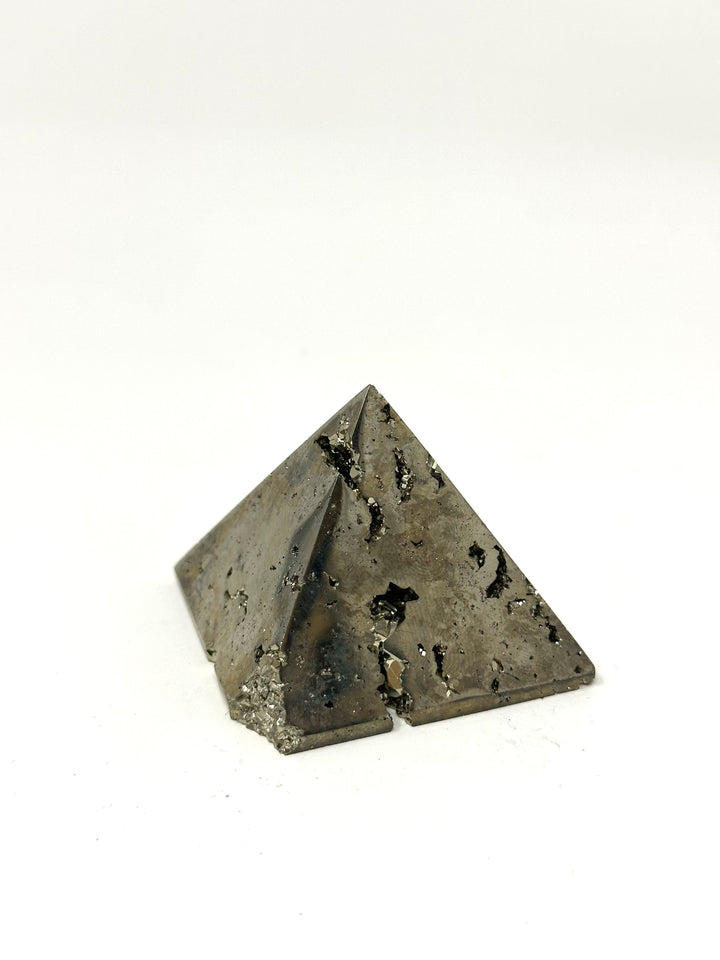 Pyrite Crystal Pyramid | The Harmony Store Crystal Pyramid