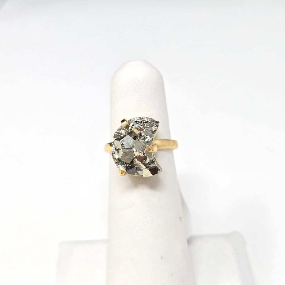 Pyrite Simple Band Ring | The Harmony Store Ring
