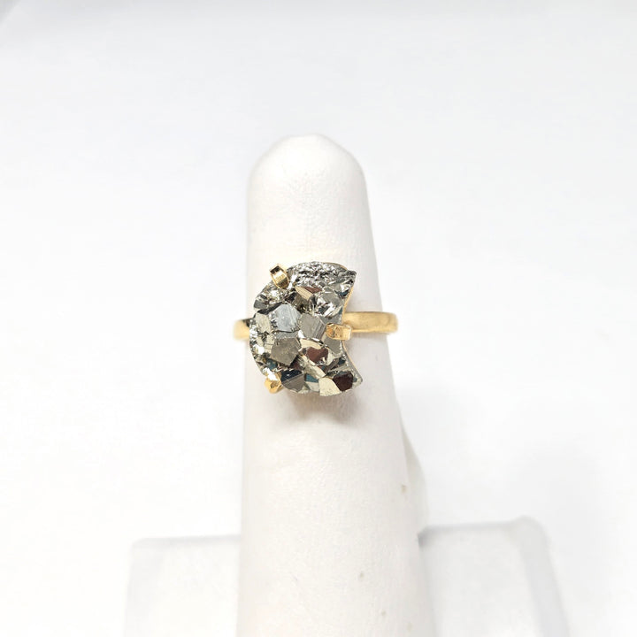 Pyrite Simple Band Ring | The Harmony Store Ring