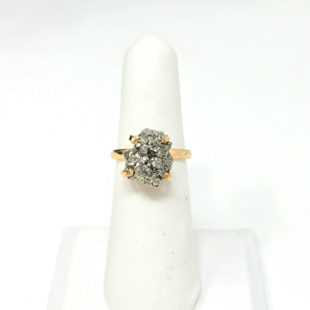 Pyrite Simple Band Ring | The Harmony Store Ring