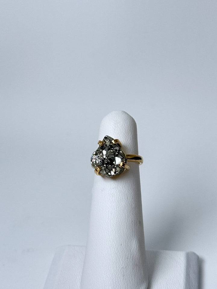 Pyrite Simple Band Ring | The Harmony Store Ring