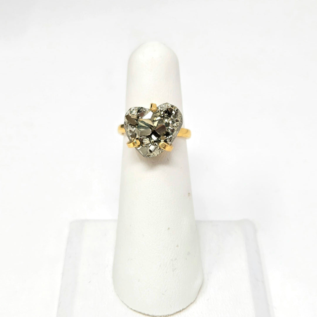 Pyrite Simple Band Ring | The Harmony Store Ring