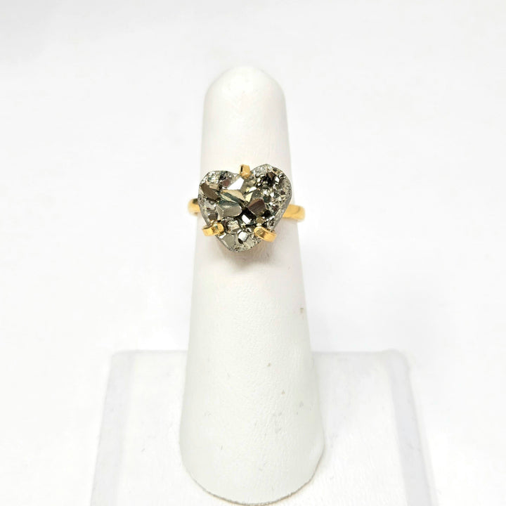 Pyrite Simple Band Ring | The Harmony Store Ring