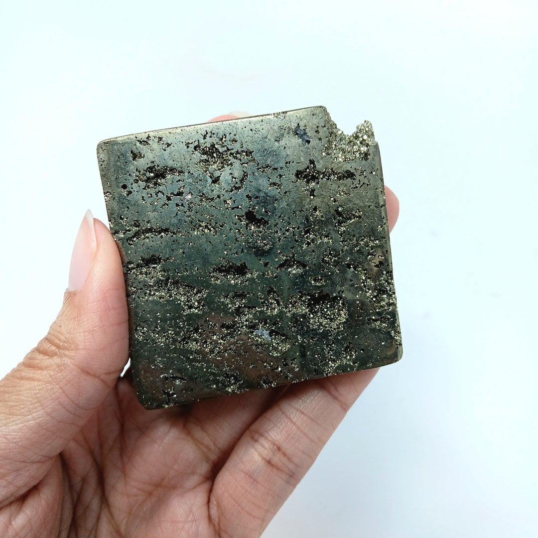 Pyrite Slab Mineral Specimen | The Harmony Store