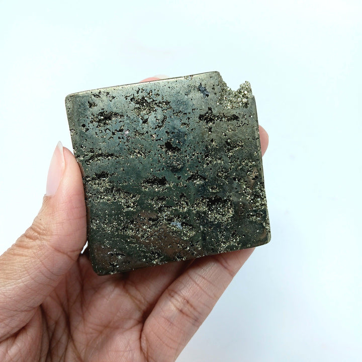 Pyrite Slab Mineral Specimen | The Harmony Store