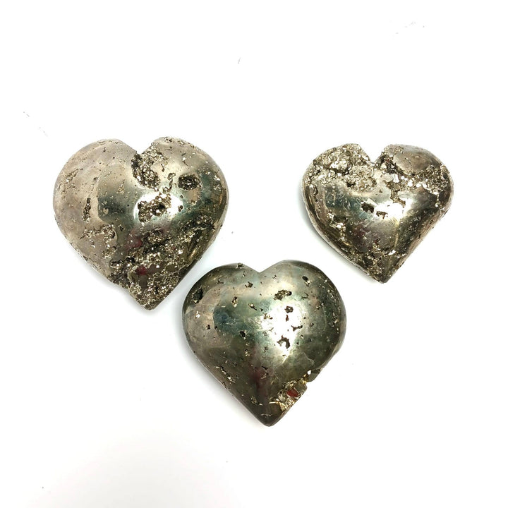 Pyrite Crystal Heart | The Harmony Store Heart