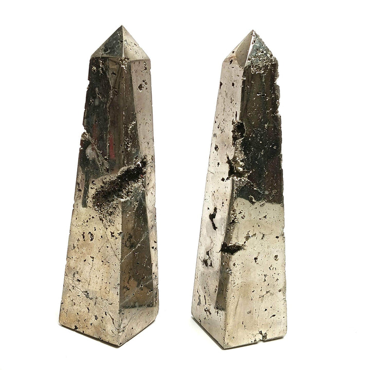 Pyrite Crystal Tower Obelisk | The Harmony Store Crystal Tower