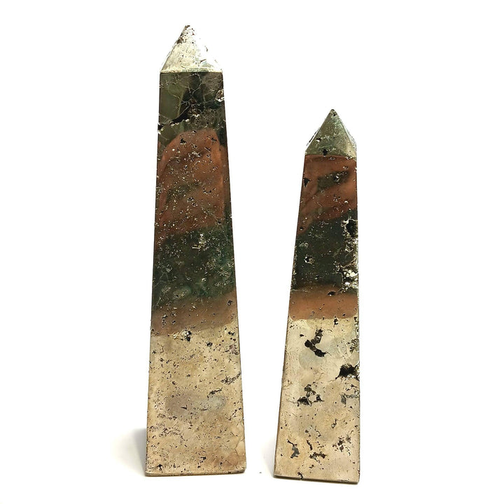 Pyrite Crystal Tower Obelisk | The Harmony Store Crystal Tower