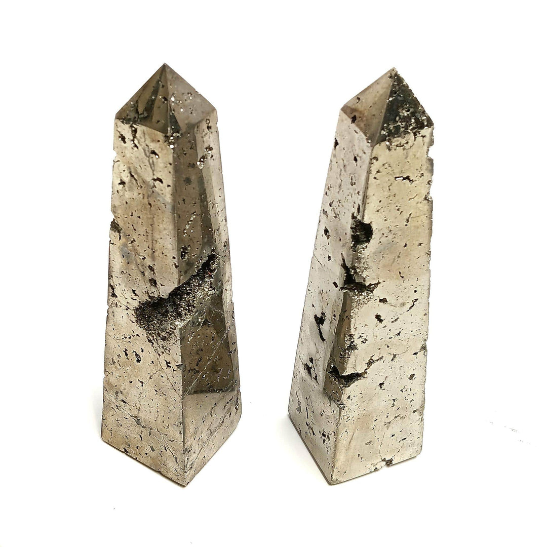 Pyrite Crystal Tower Obelisk | The Harmony Store Crystal Tower