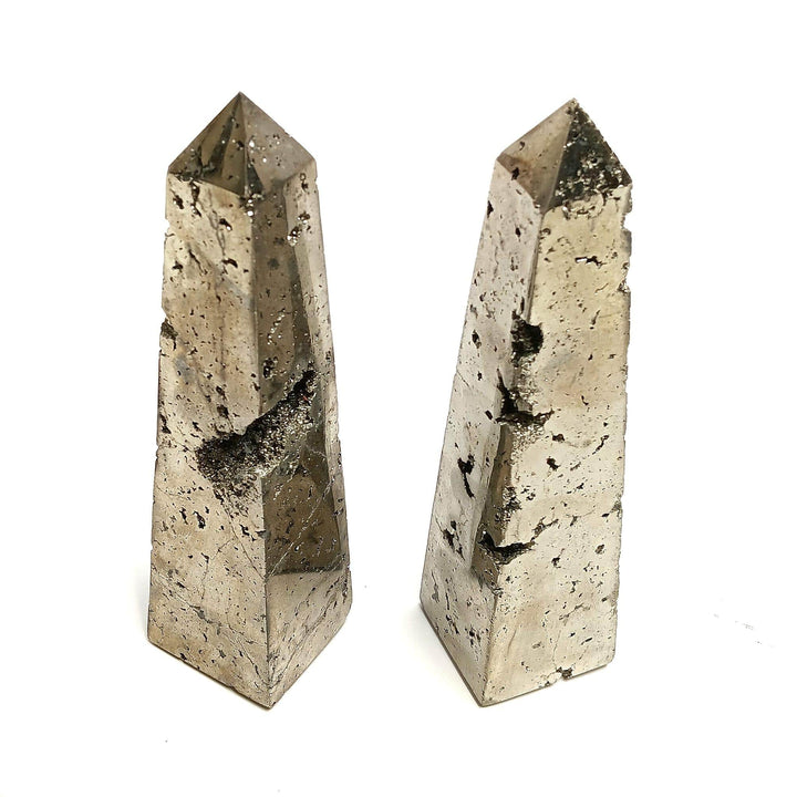 Pyrite Crystal Tower Obelisk | The Harmony Store Crystal Tower