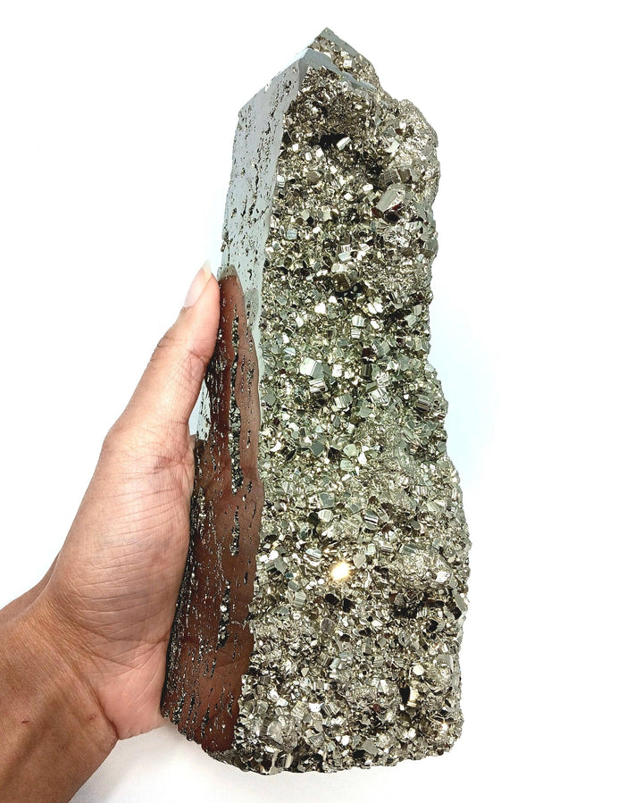 Pyrite Crystal Tower Obelisk | The Harmony Store Crystal Tower
