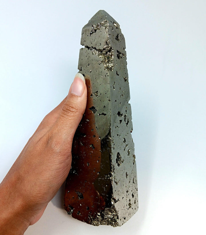 Pyrite Crystal Tower Obelisk | The Harmony Store Crystal Tower