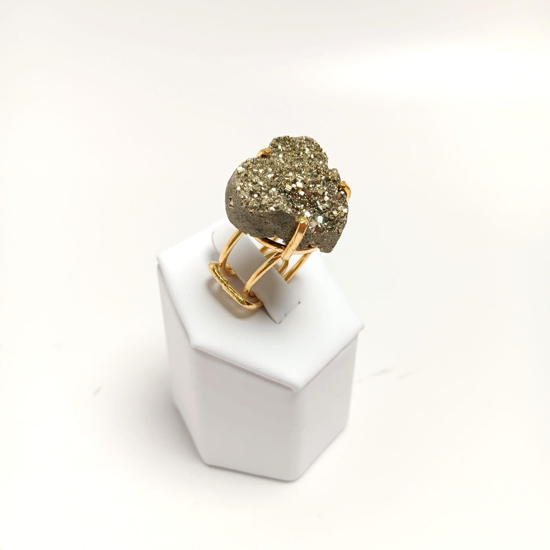 Pyrite Wire Ring | The Harmony Store Ring