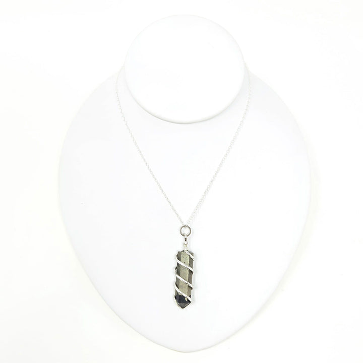 Pyrite Wire Wrap Obelisk Pendant | Harmony Store Pendant