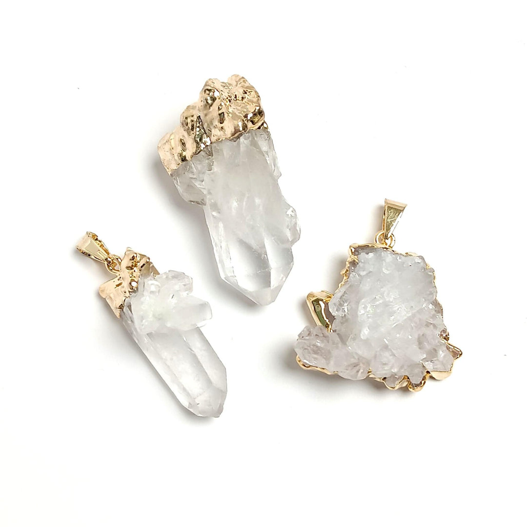 Quartz Cluster Pendant - The Harmony Store
