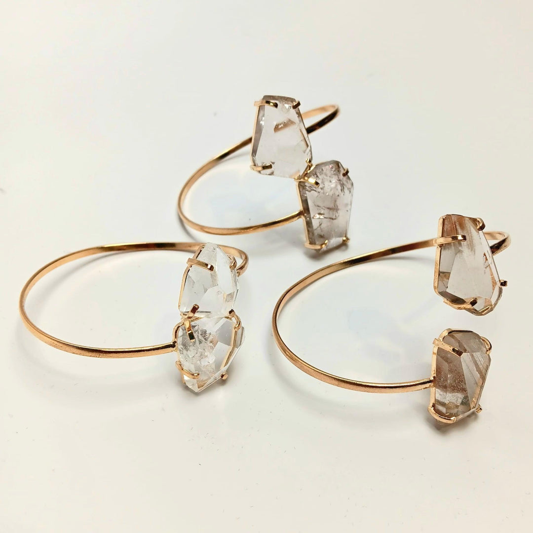 Quartz Dual Faceted Bracelet - The Harmony Store