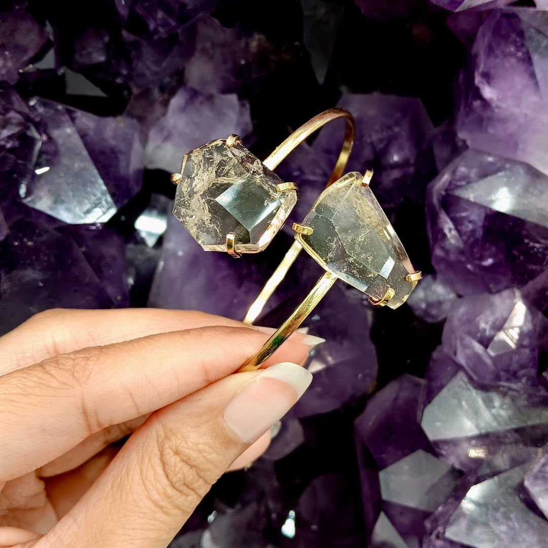 Quartz Dual Faceted Bracelet - The Harmony Store