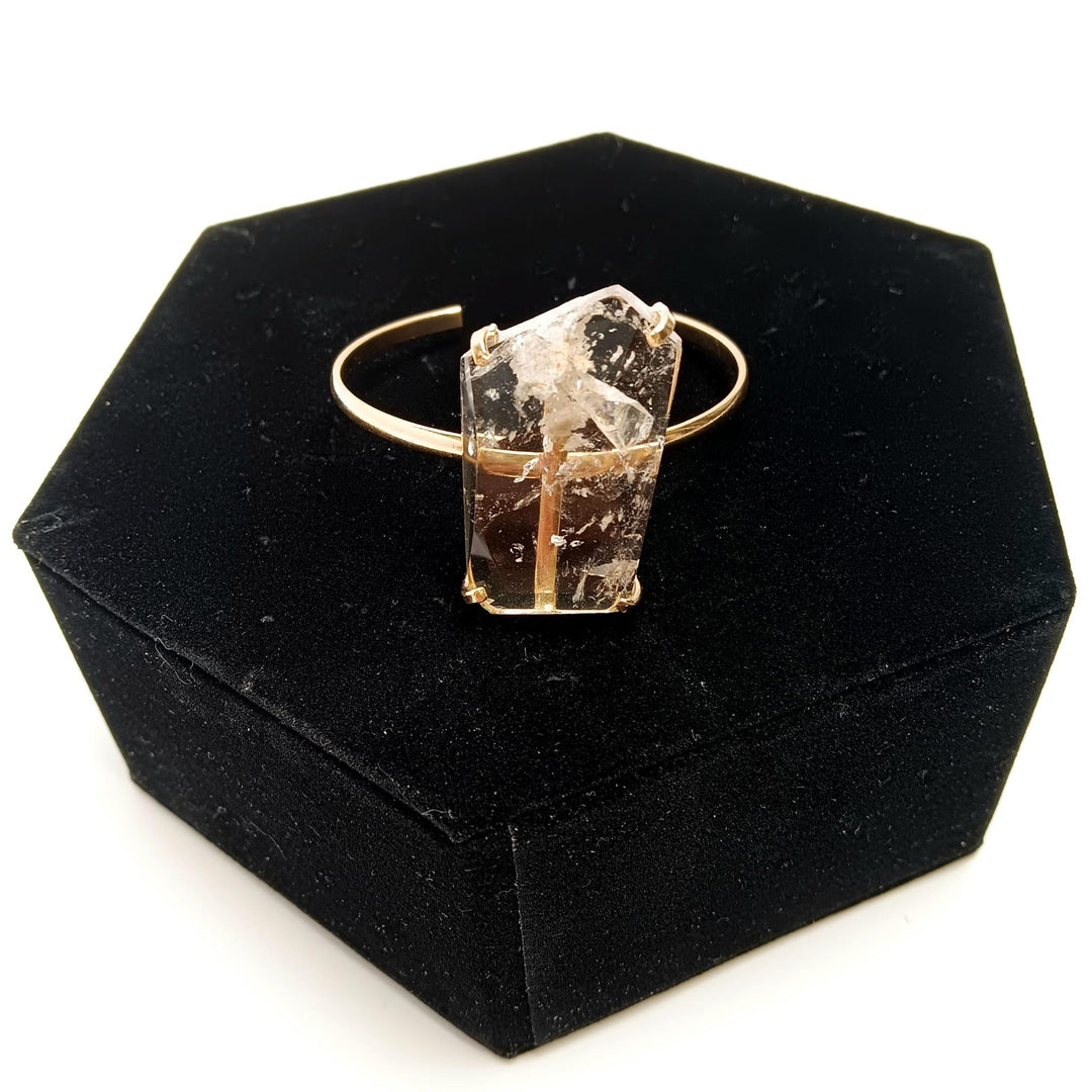 Quartz Faceted Simple Band Bracelet | The Harmony Store Bracelet