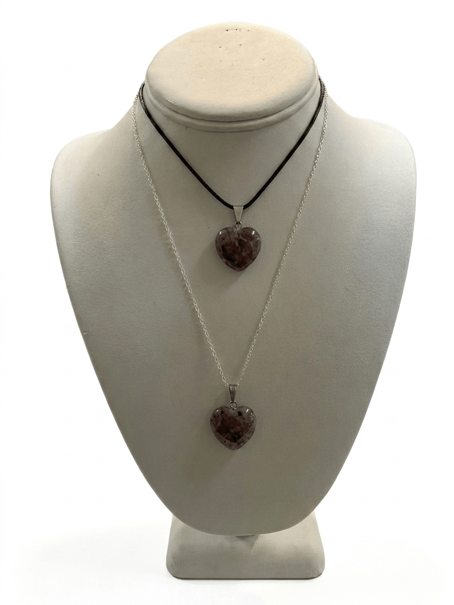 Que Sera Heart Stone Pendant | The Harmony Store Pendant