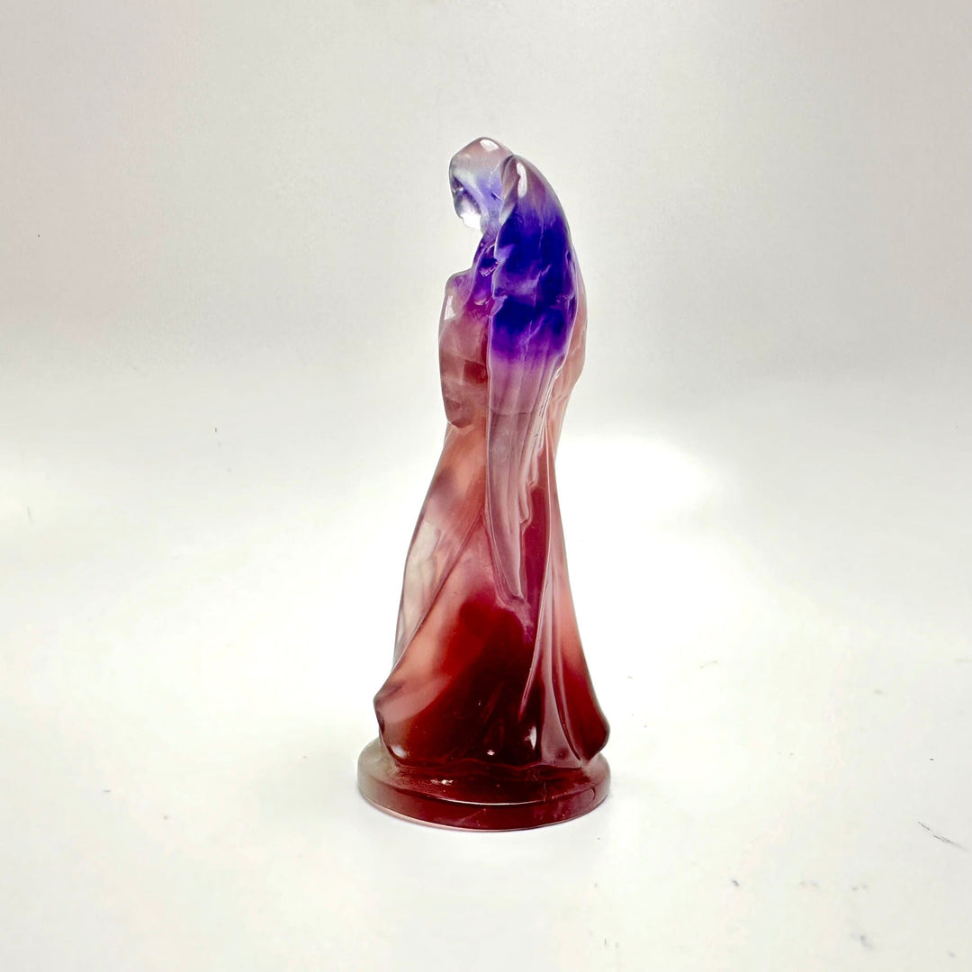 Rainbow Fluorite Hand Carved Angel | The Harmony Store Carving