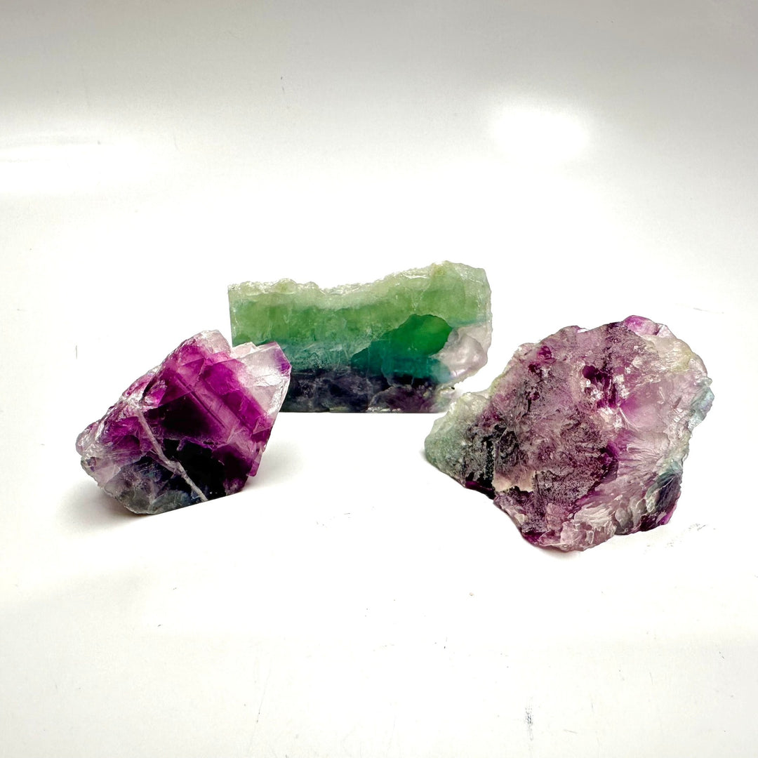 Rainbow Fluorite Poslished Slab-s - The Harmony Store