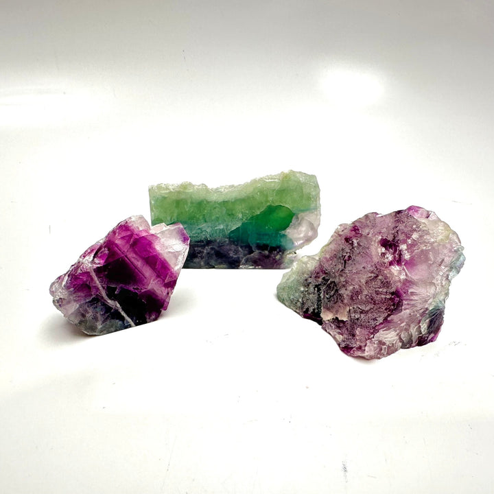 Rainbow Fluorite Poslished Slab-s - The Harmony Store