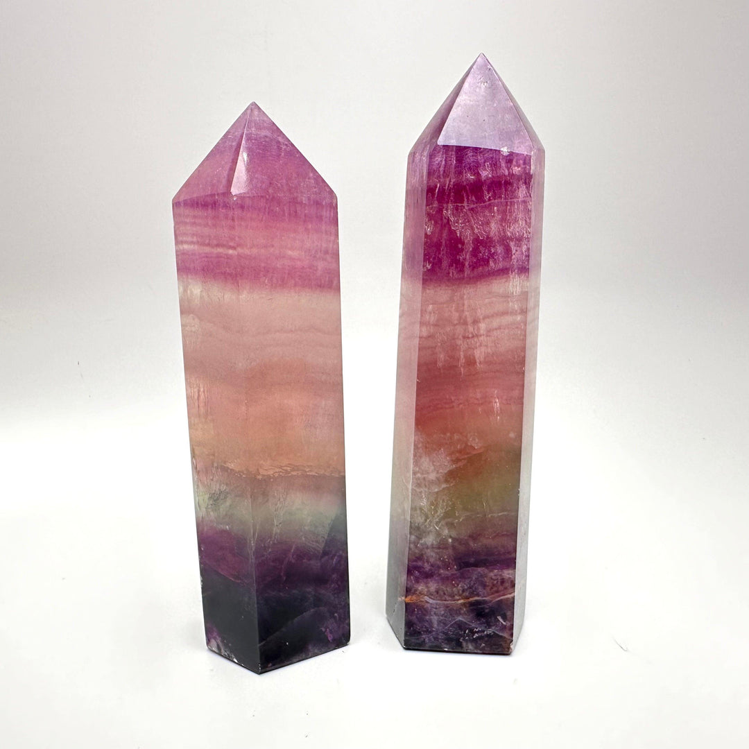 Rainbow Fluorite Tower AAA Quality | The Harmony Store Tower