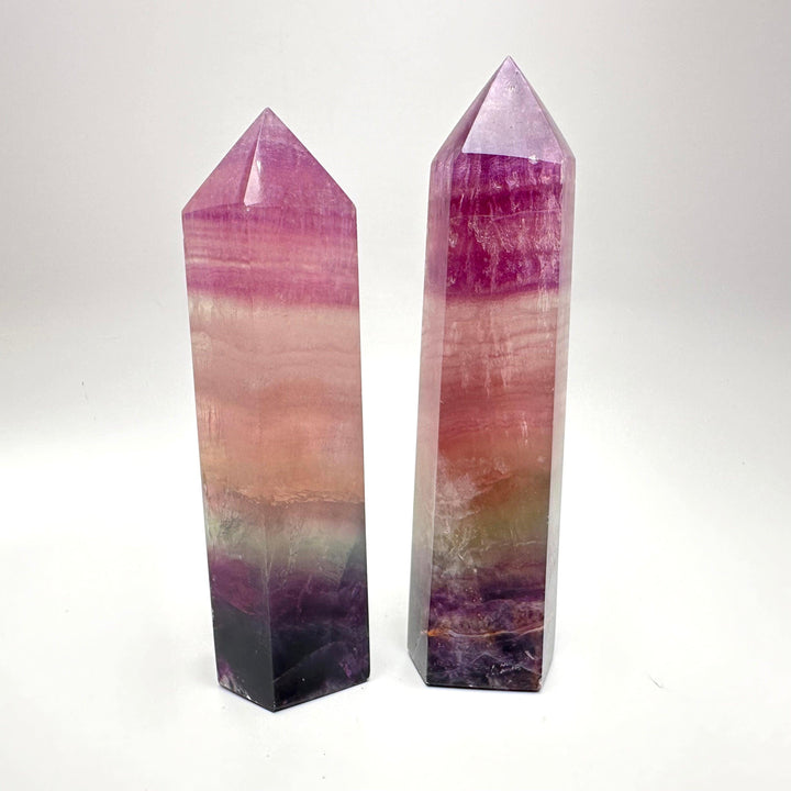 Rainbow Fluorite Tower AAA Quality | The Harmony Store Tower