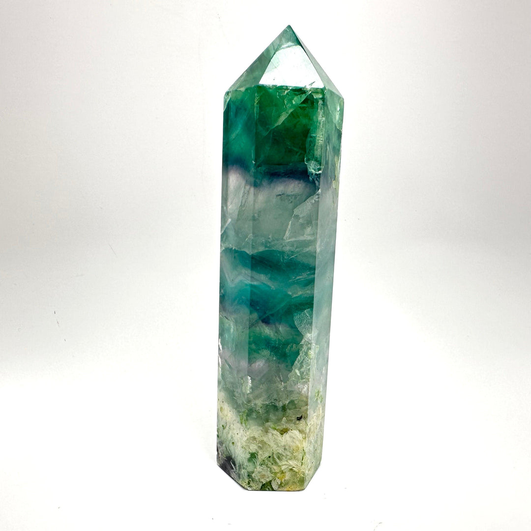 Rainbow Fluorite Tower-Brazil A : 500 - 600 g - The Harmony Store