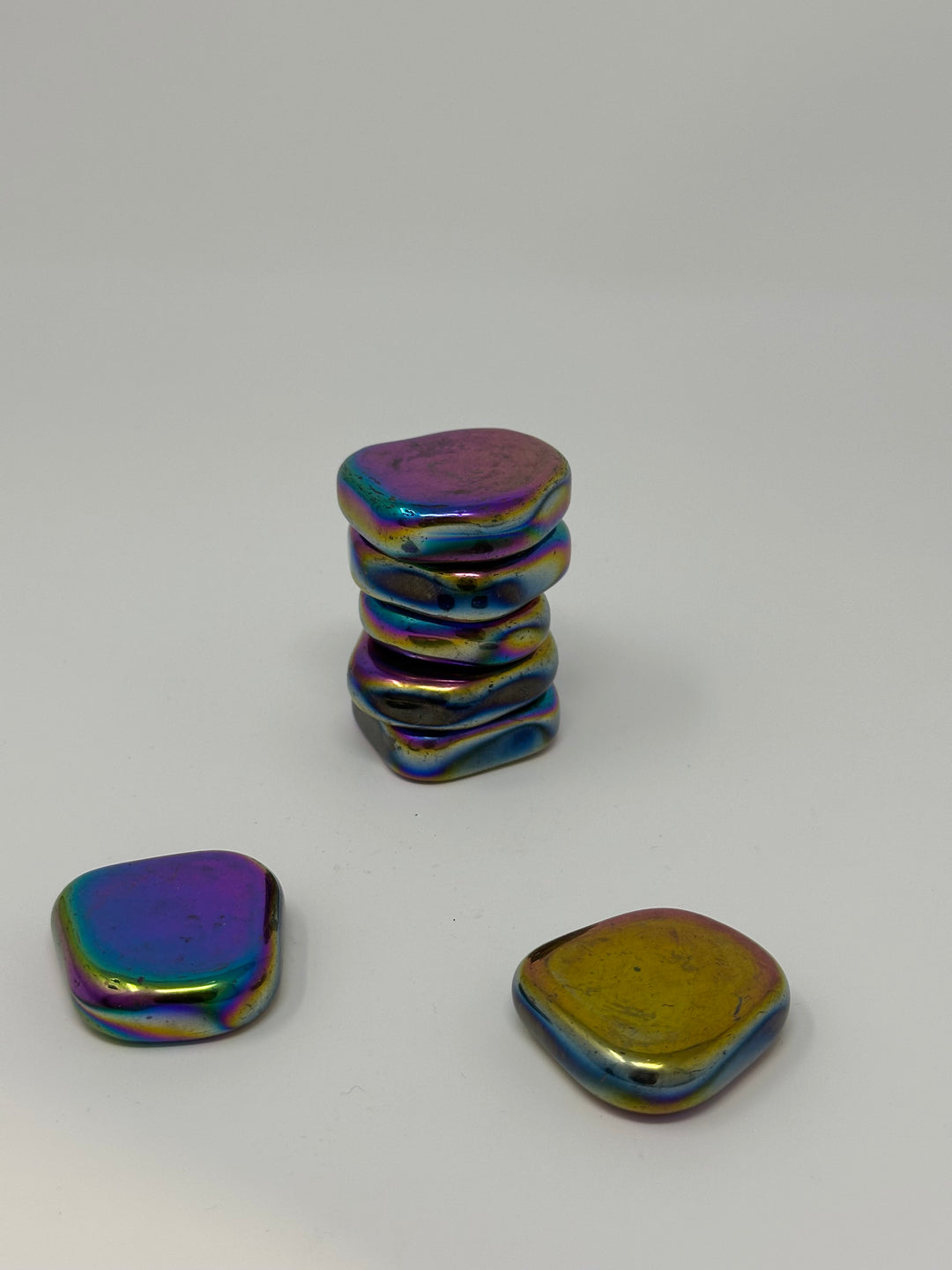 Rainbow Magnetic Hematite Medium | The Harmony Store Tumbled Stone