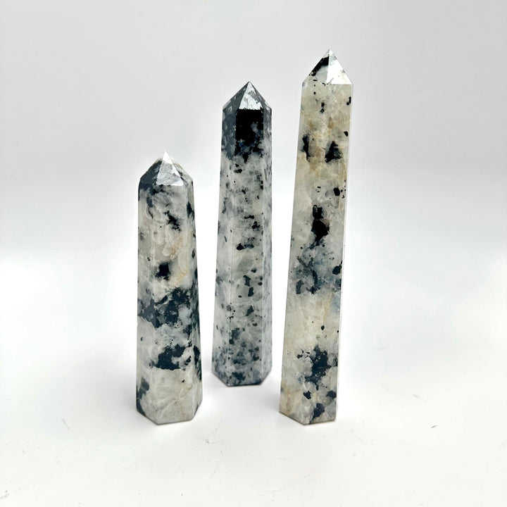 Rainbow Moonstone Tower Obelisk | The Harmony Store Crystal Tower