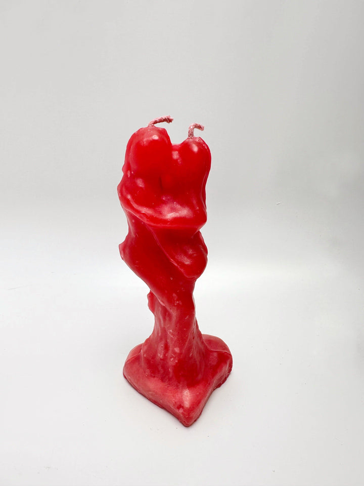 Red Intertwined Couple Candle | The Harmony Store Candle